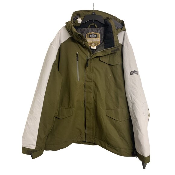 Boulder Gear Incline Collection 4XL Technical Ski/Snowboard Jacket Green & White